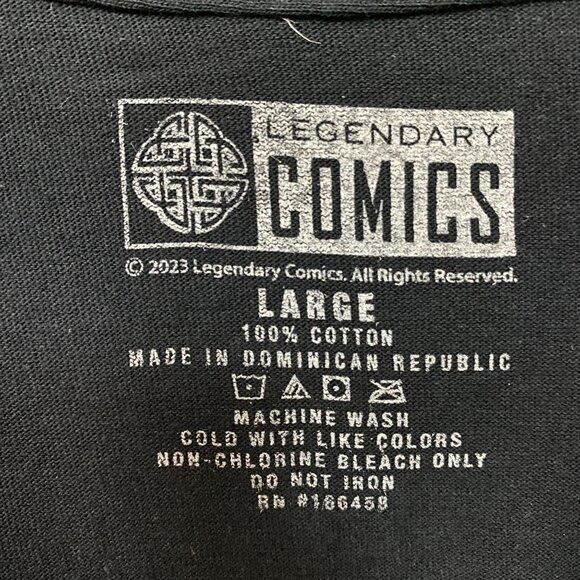 Bela Lugosi Dracula Spiders Web Graphic T-Shirt Large - Picture 4 of 4